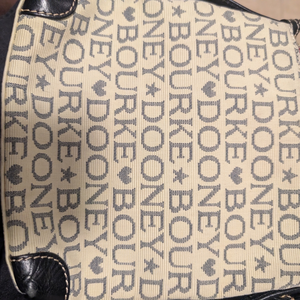 Dooney & Bourke Cream and Black Women's Bag
